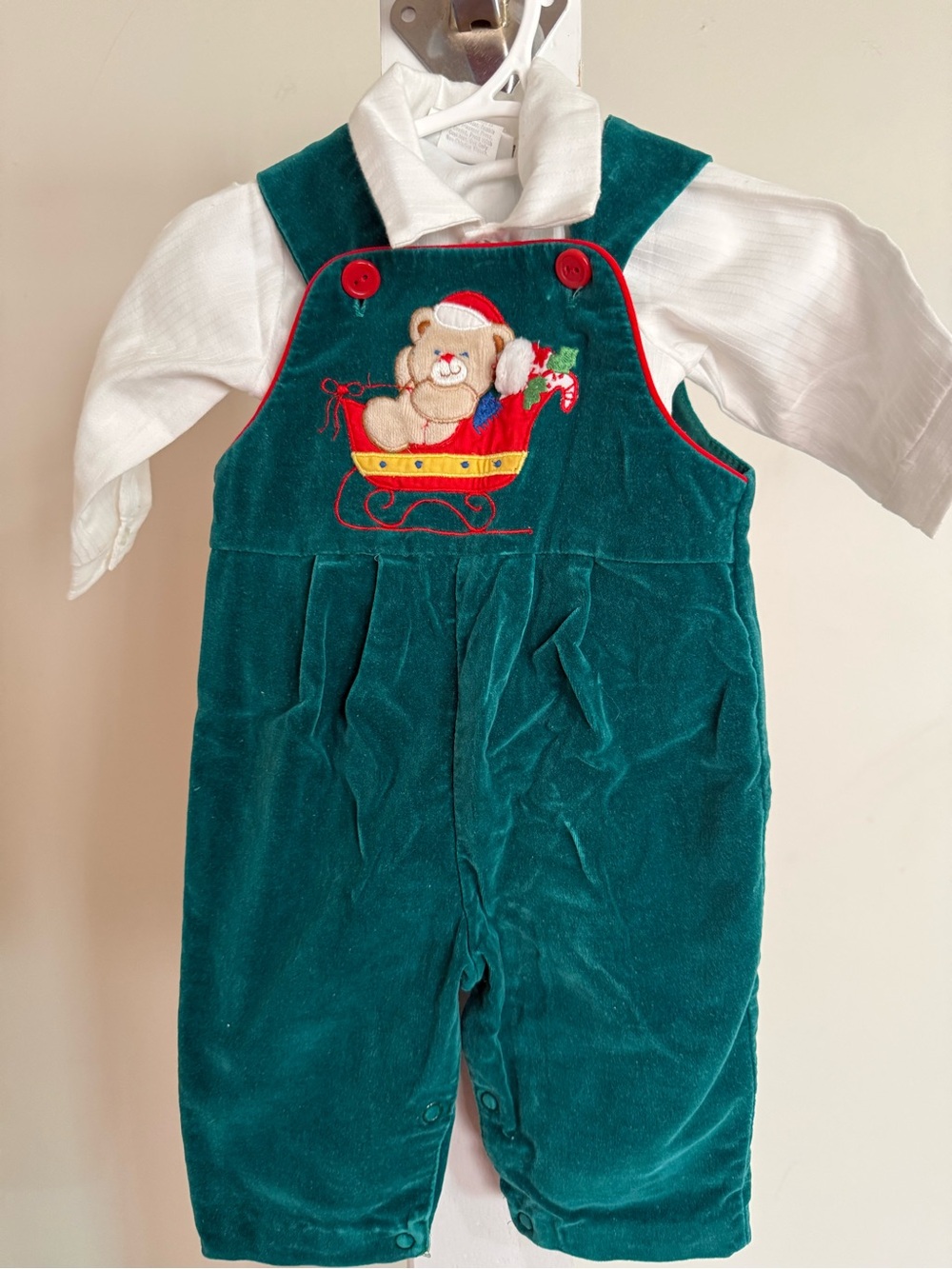 Vintage Baby Togs Christmas Outfit